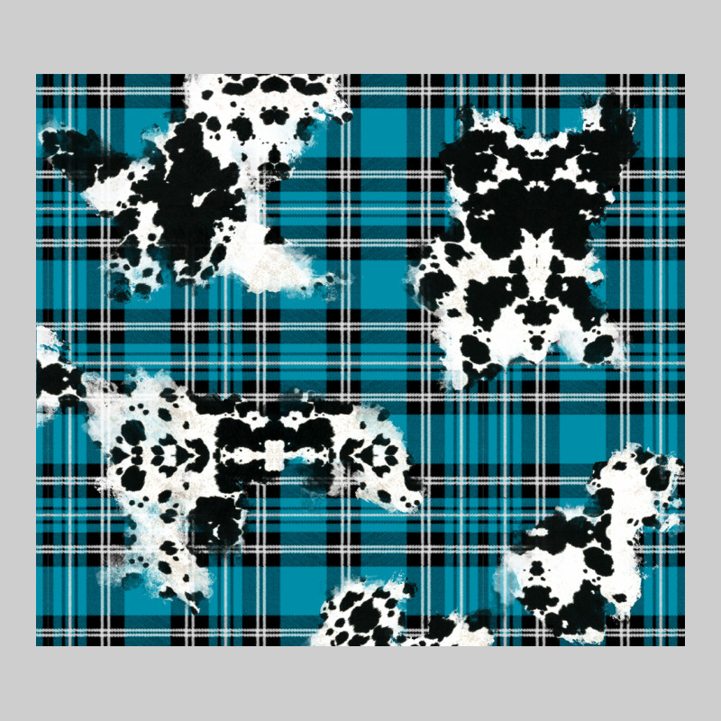 Winter Plaid And Cowhide Pattern Premium Sweatshirt by RanaPortraitStore | Teevron