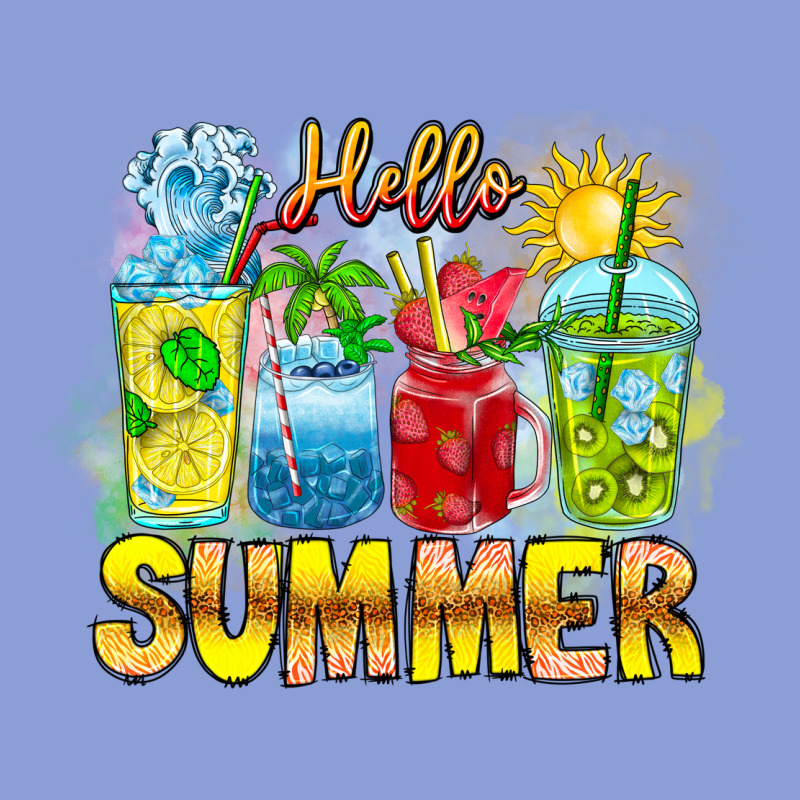 Hello Summer Long Sleeve Tee by CowhideDigitalArt | Teevron