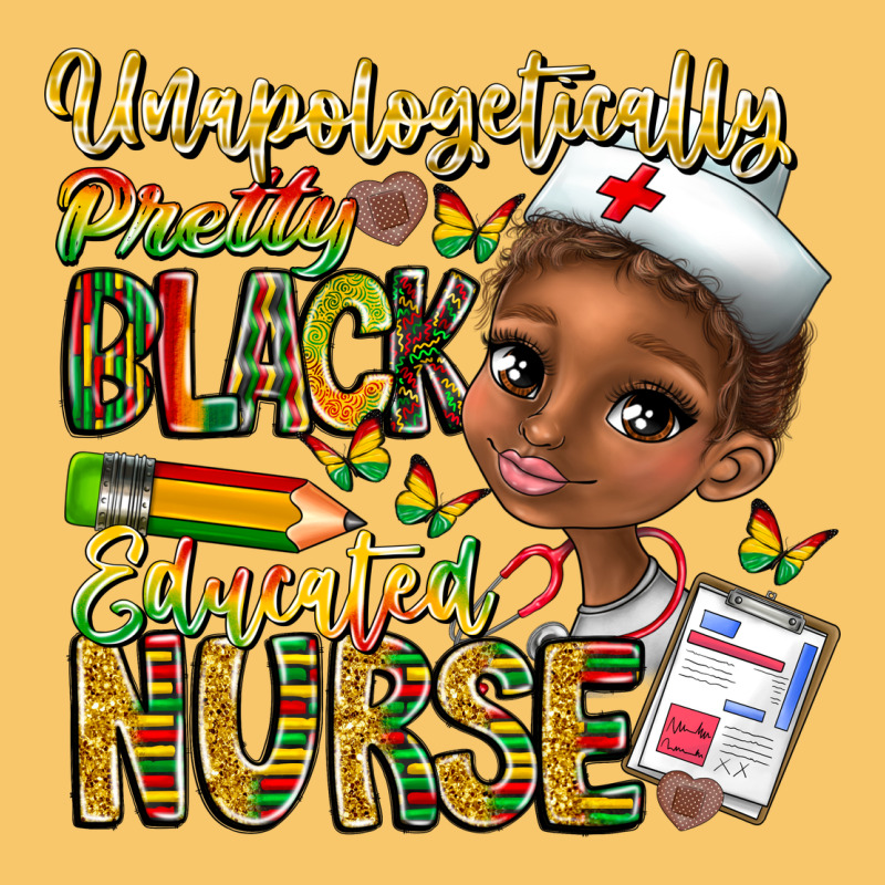 Unapologetically Pretty Black Educated Nurse Vintage Hoodie by CowhideDigitalArt | Teevron