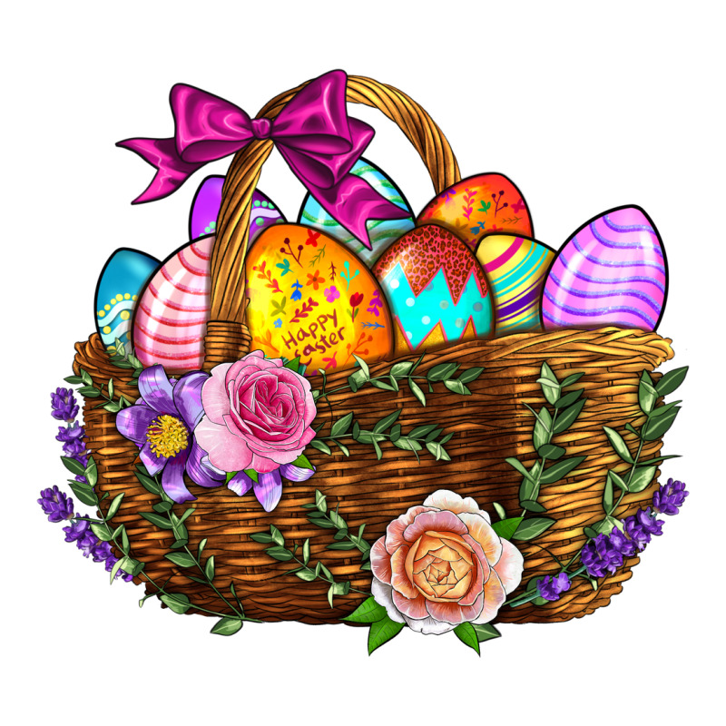 Easter Eggs Hamper Ladies Tee by BundleAndBundleShop | Teevron
