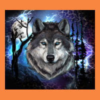 Wolf And Full Moon Premium Sweatshirt | Teevron