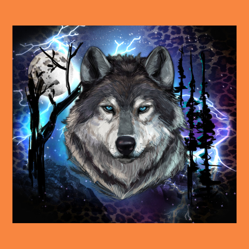 Wolf And Full Moon Premium Sweatshirt by RanaPortraitStore | Teevron