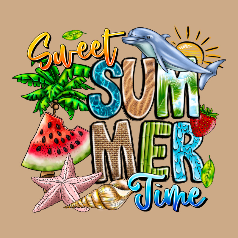Summer Time Vintage Hoodie by CowhideDigitalArt | Teevron