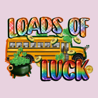 Loads Of Luck With School Bus St. Patrick's Day Ladies Tee | Teevron