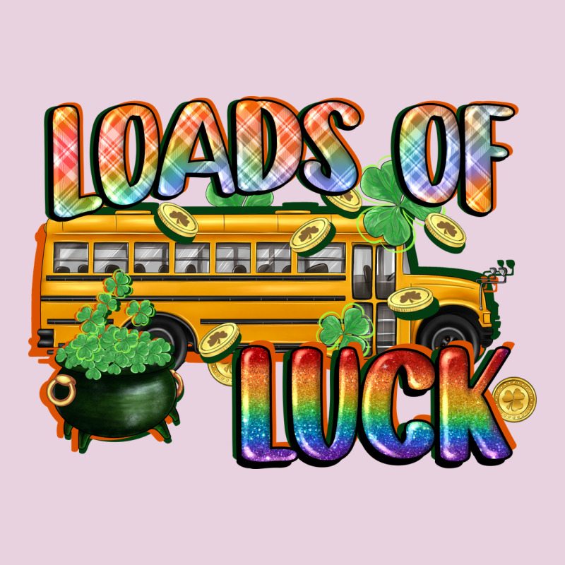 Loads Of Luck With School Bus St. Patrick's Day Ladies Tee by FaDigitalArtStudio | Teevron