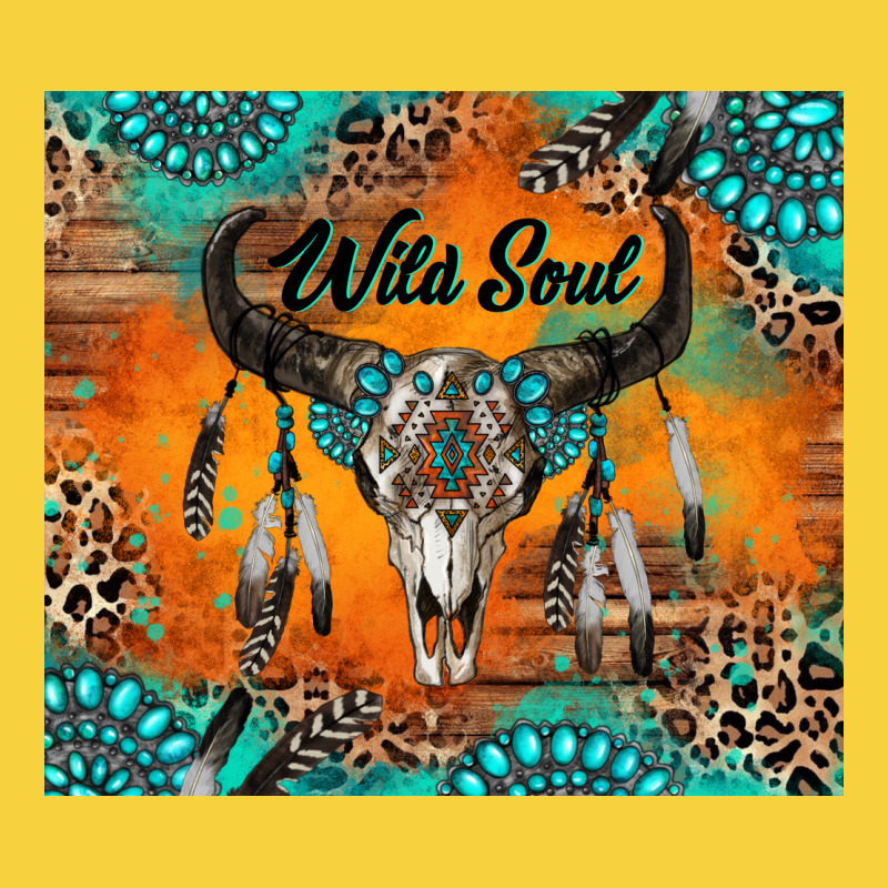 Wild Soul Boho Bull Skull Premium Sweatshirt by RanaPortraitStore | Teevron