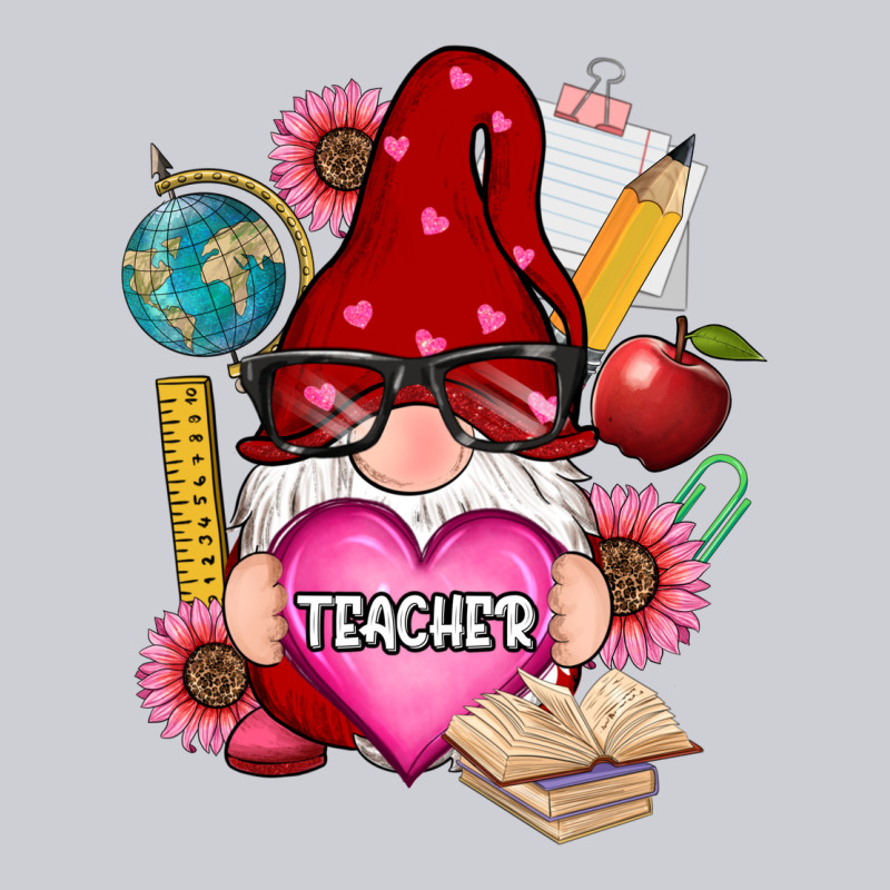 Valentines Day Teacher Gnome Heavyweight Sweatshirt by RanaPortraitStore | Teevron