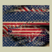 American Flag Stitches Heavy Core Tee | Teevron