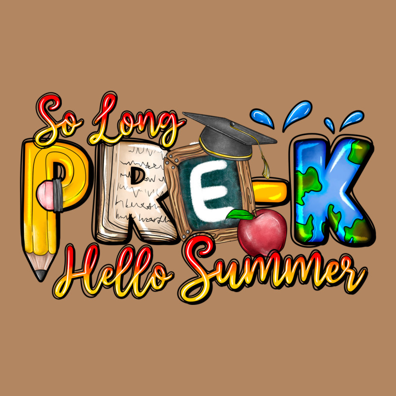 So Long Pre K Hello Summer Long Sleeve Tee by CowhideDigitalArt | Teevron