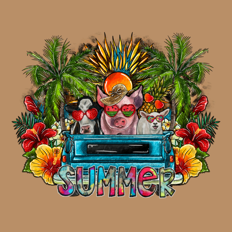 Summer Vintage Hoodie by CowhideDigitalArt | Teevron