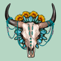 Sunflower Gemstone Bull Skull Classic Tee | Teevron