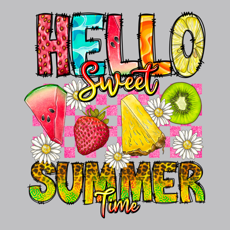 Hello Sweet Summer Time Long Sleeve Tee by CowhideDigitalArt | Teevron