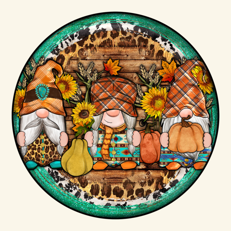 Fall Gnomes Round Earrings 4 Premium Hoodie by Artiststas | Teevron