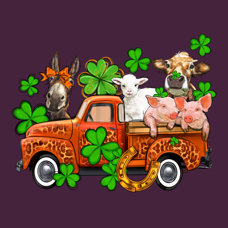 St. Patrick's Farm Animals And Truck Premium Tee by OliviaCreatesArt | Teevron