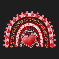 Valentines Day Rainbow With Heart Heavyweight Hoodie | Teevron