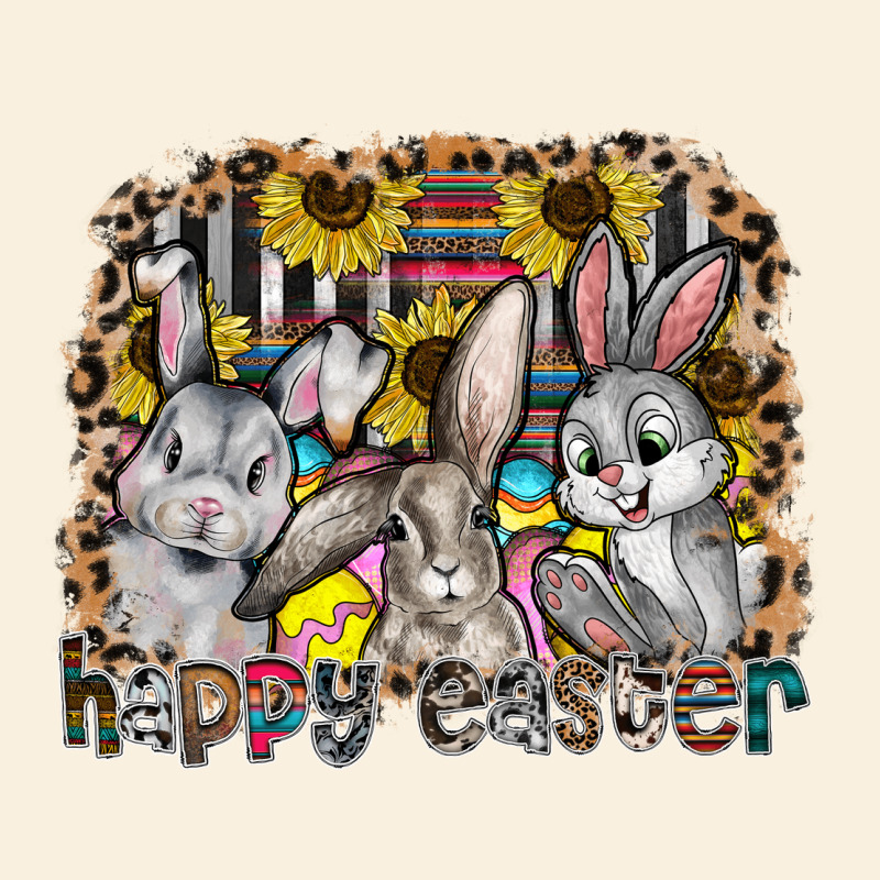 Happy Easter Vintage Hoodie by CowhideDigitalArt | Teevron