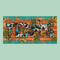 Texas Sunflower Cactus Cowhide Leopard Licence Plate Classic Tee | Teevron