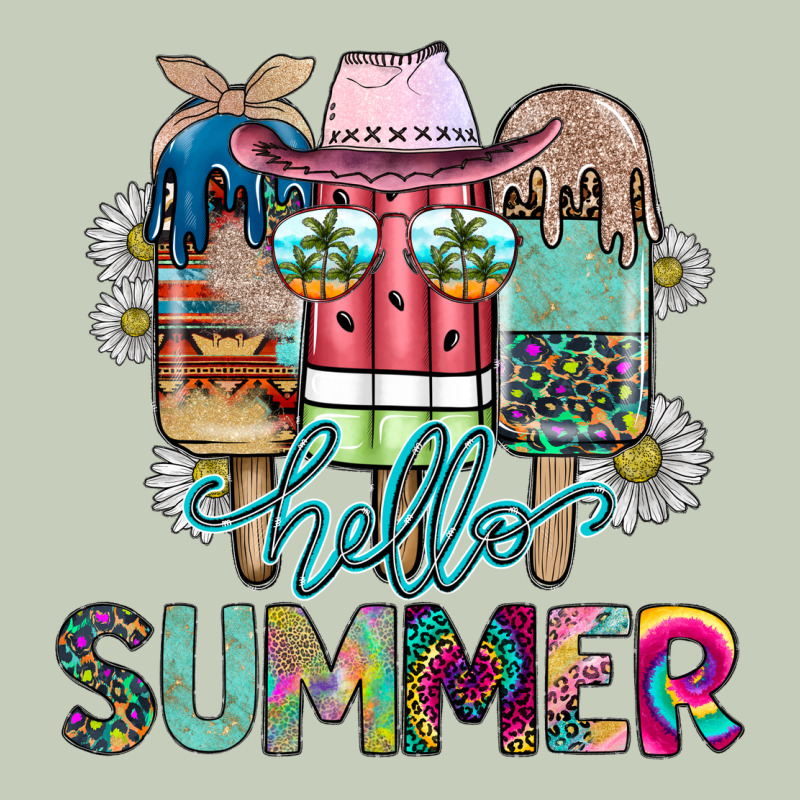 Hello Summer Long Sleeve Tee by CowhideDigitalArt | Teevron