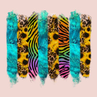 Turquoise Leopard Sunflowers Colorful Premium Sweatshirt | Teevron