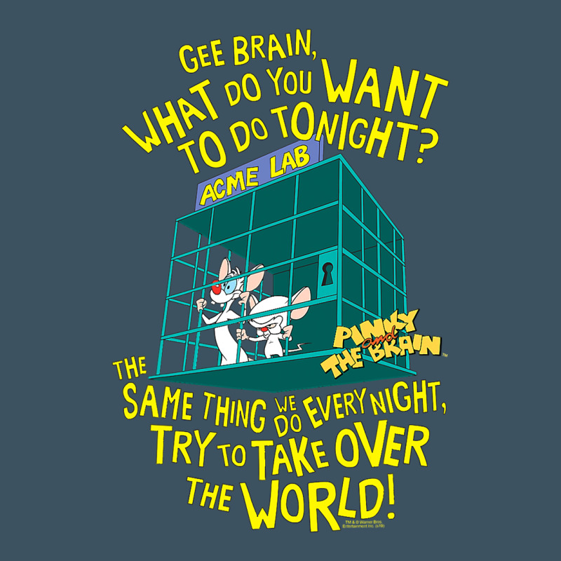 Pinky And The Brain The World Urban Heavy Tee by maiPhamDesign | Teevron