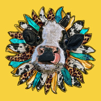 Baby Cow With Sunflower Premium Sweatshirt | Teevron