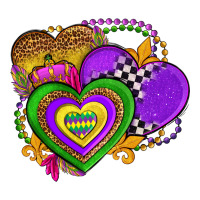 mardi gras heart olivia | Teevron