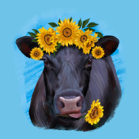 Black Angus With Sunflower Premium Sweatshirt | Teevron
