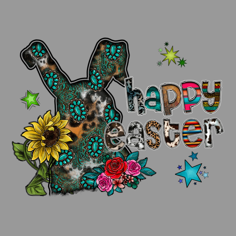 Happy Easter Vintage Hoodie by CowhideDigitalArt | Teevron