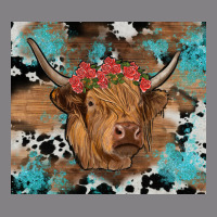 Western Roses Cow Heavyweight Hoodie | Teevron