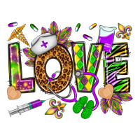 Mardi Gras love Nurse | Teevron