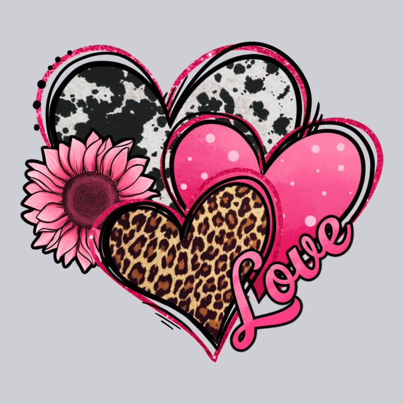 Valentines Day Western Hearts And Sunflower Urban Hoodie by Jasminsmagicworld | Teevron