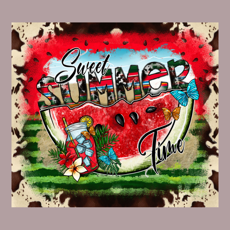 Summer Vibes Vintage Hoodie by CowhideDigitalArt | Teevron