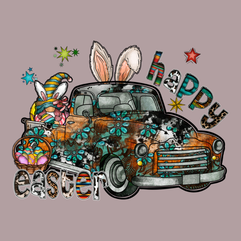 Happy Easter Vintage Hoodie by CowhideDigitalArt | Teevron