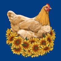 Chicken With Sunflowers Premium Sweatshirt | Teevron