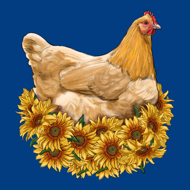 Chicken With Sunflowers Premium Sweatshirt by RanaPortraitStore | Teevron