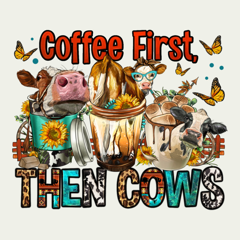 Coffee First Then Cows Urban Heavy Tee by FaDigitalArtStudio | Teevron