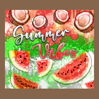 Watermelon And Coconut Summer 20oz Skinny Tumbler Premium Tee | Teevron