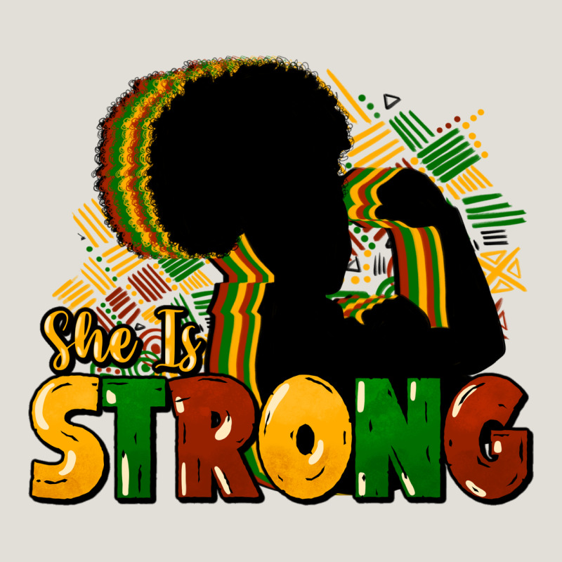 She Is Strong Black History Heavy Core Tee by HowdyJamesFarm | Teevron