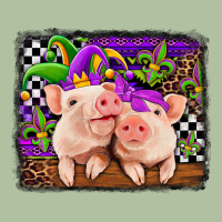 Mardi Gras Western Leopard Pigs Urban Hoodie | Teevron