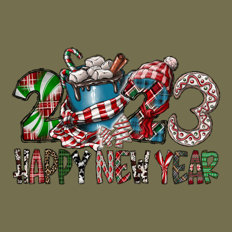 2023 Happy New Year Vintage Hoodie by CowhideDigitalArt | Teevron
