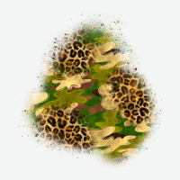 Camouflage And Leopard Patch  3 Urban Heavy Tee | Teevron