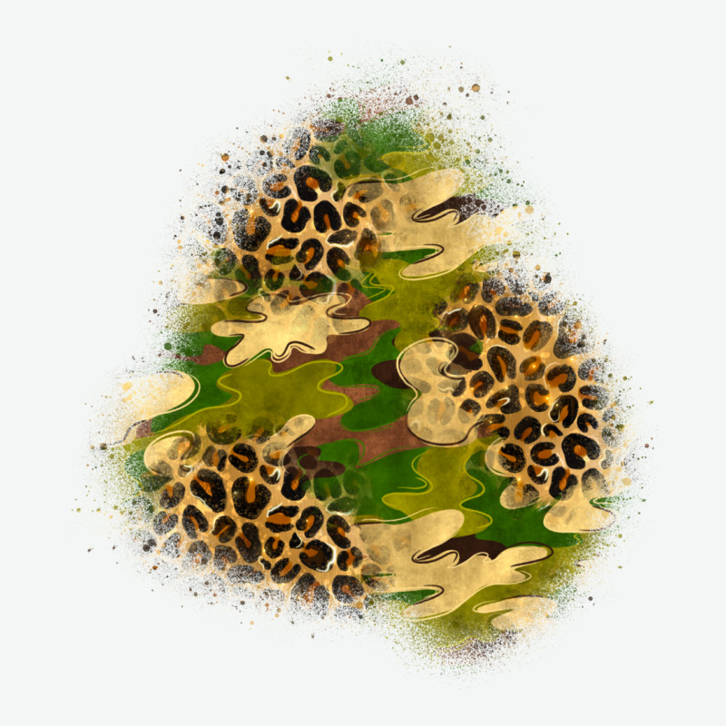 Camouflage And Leopard Patch  3 Urban Heavy Tee by BundleAndBundleShop | Teevron