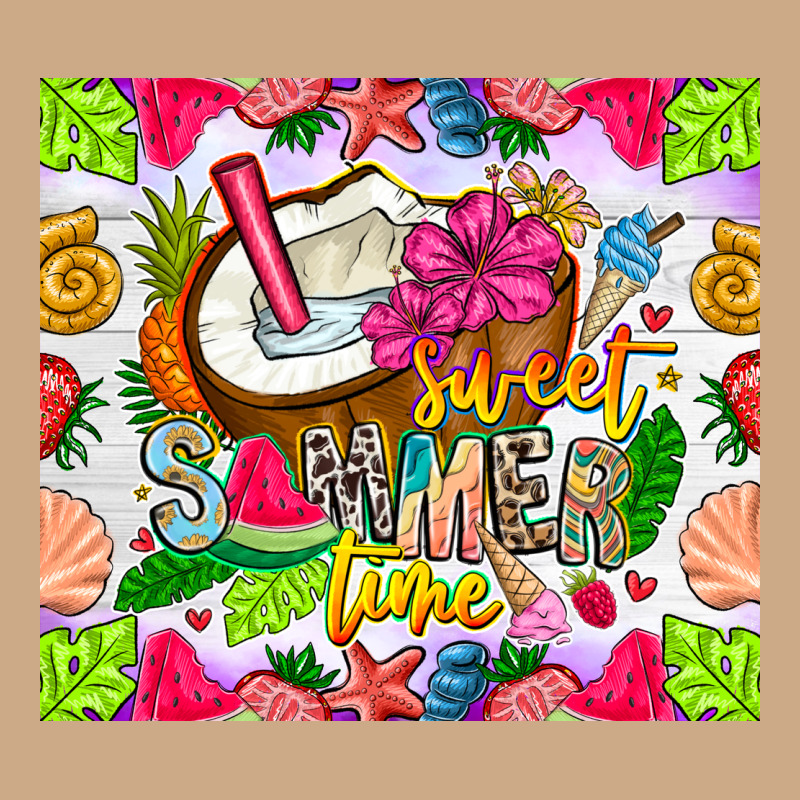 Summer Time Vintage Hoodie by CowhideDigitalArt | Teevron