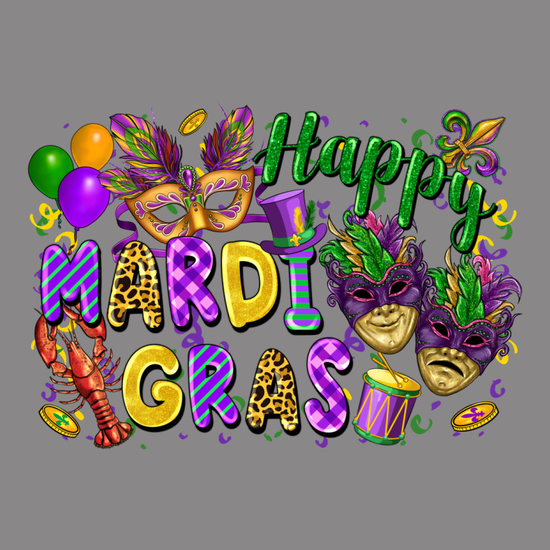 Happy Mardi Gras Vintage Tee by FaDigitalArtStudio | Teevron