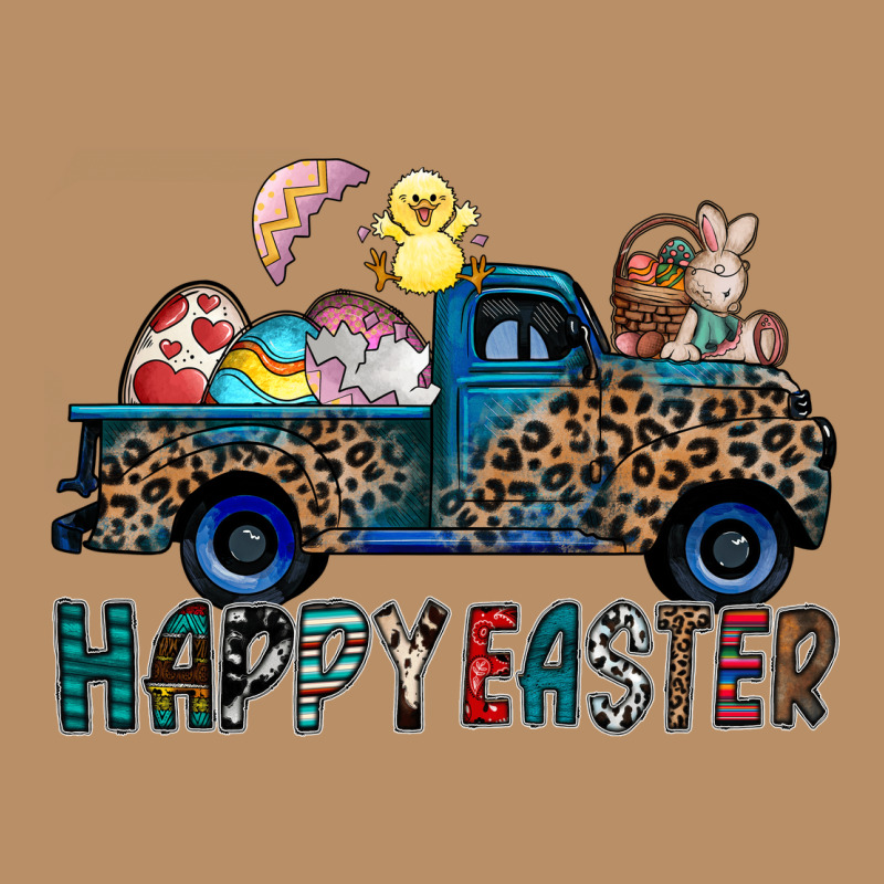Happy Easter Truck Vintage Hoodie by CowhideDigitalArt | Teevron