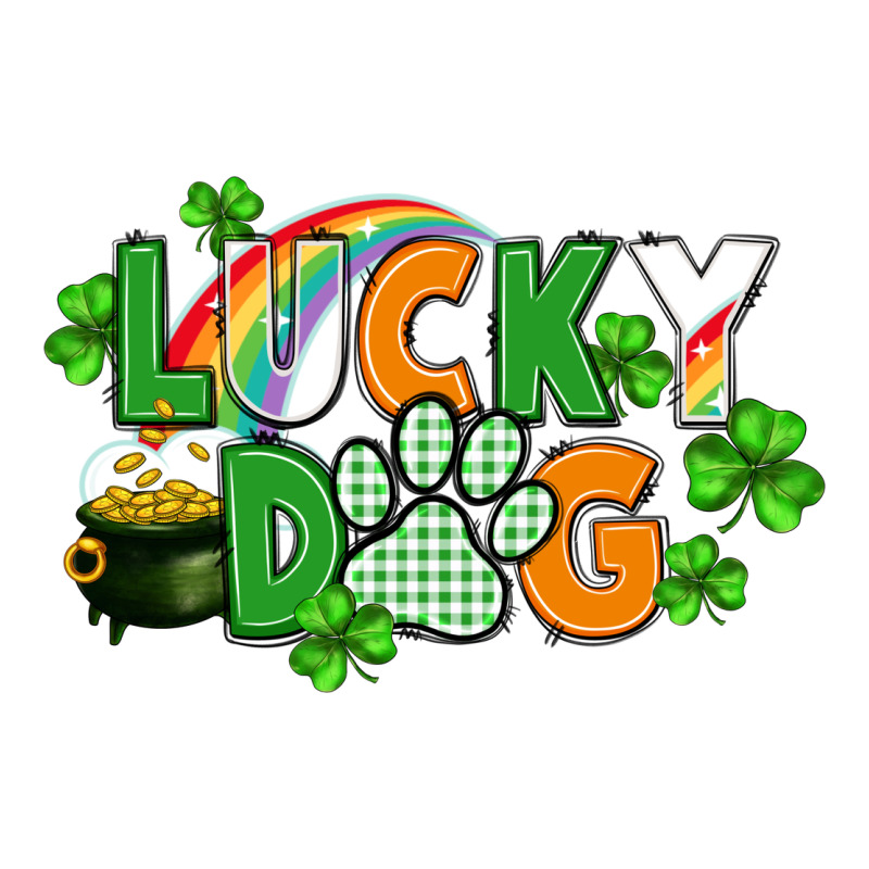 Lucky Dog St. Patricks Day Ladies Tee by FaDigitalArtStudio | Teevron
