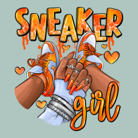 Orange Galaxy Sneaker Girl Afro Woman Premium Sweatshirt | Teevron