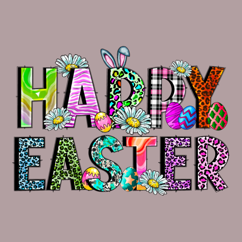 Happy Easter Vintage Hoodie by CowhideDigitalArt | Teevron
