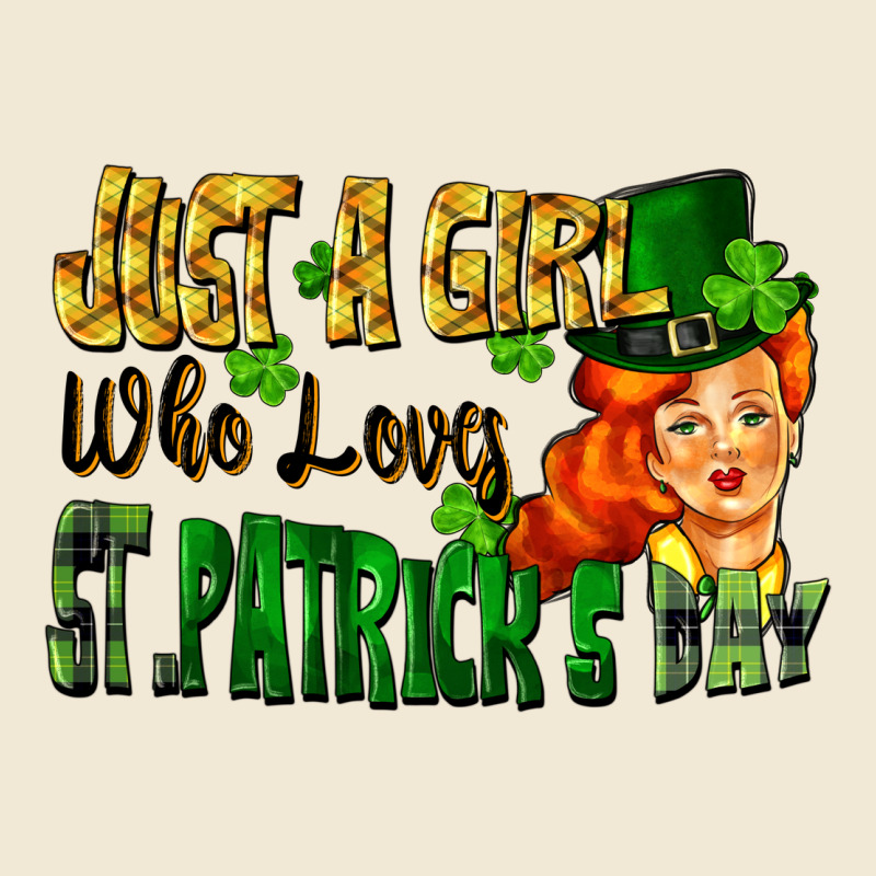 Just A Girl Who Loves St. Patrick's Day Ladies Tee by FaDigitalArtStudio | Teevron