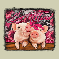 Be Mine Valentine's Day Pigs Heavy Core Tee | Teevron